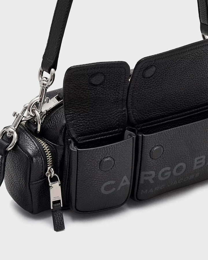 The Leather Cargo Bag Black