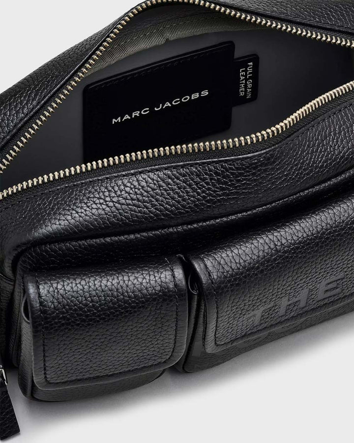 The Leather Cargo Bag Black
