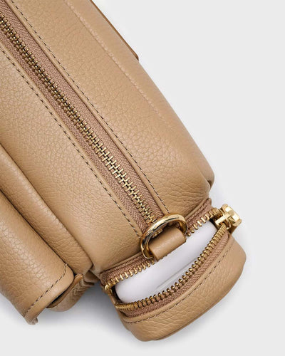 The Leather Cargo Bag Camel myMEID