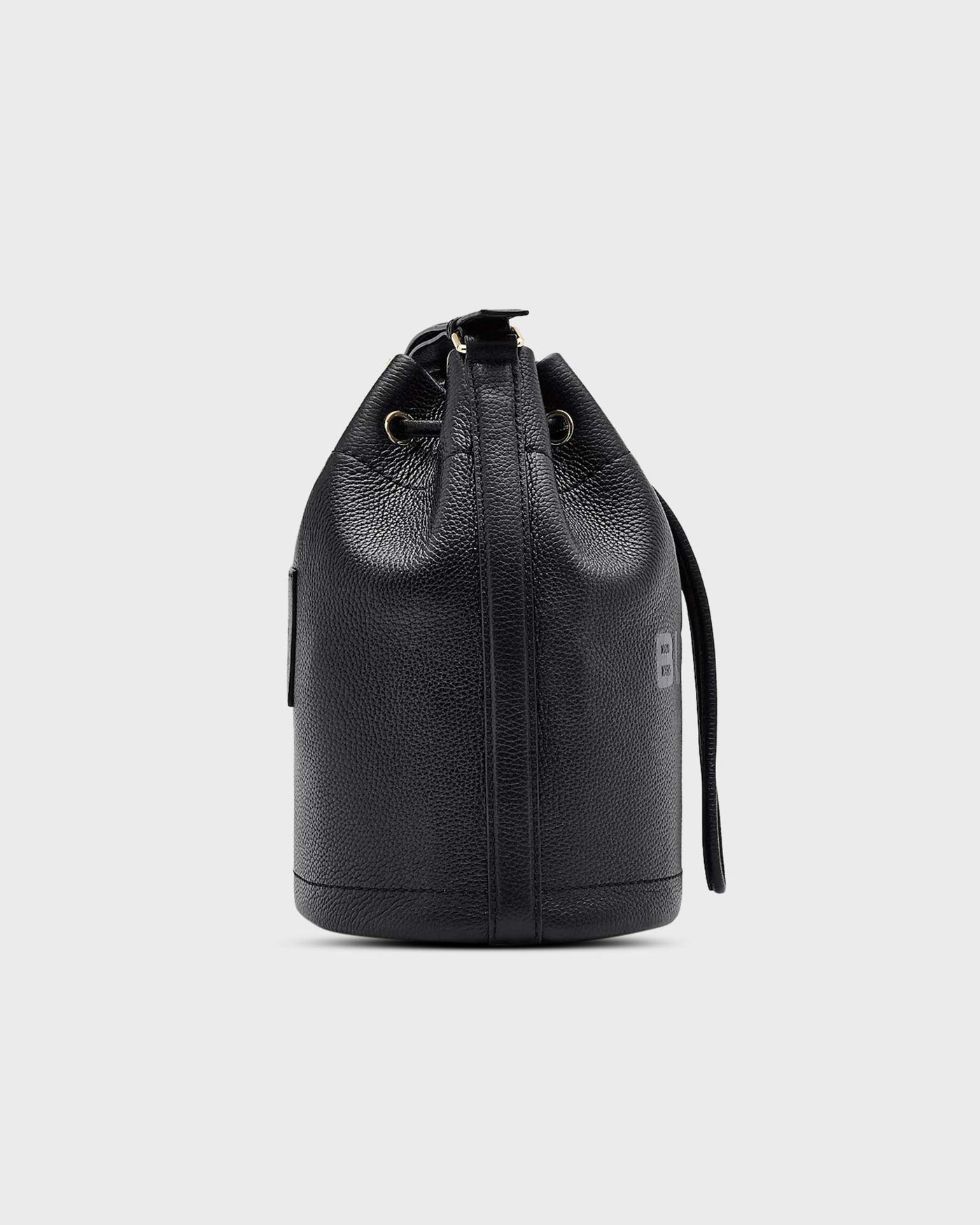 The Leather Large Bucket Bag Black myMEID