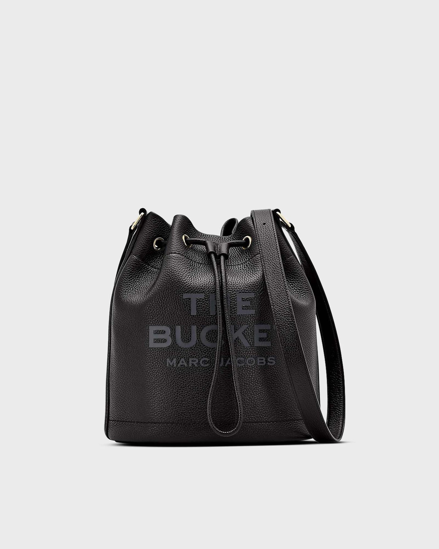 The Leather Large Bucket Bag Black myMEID