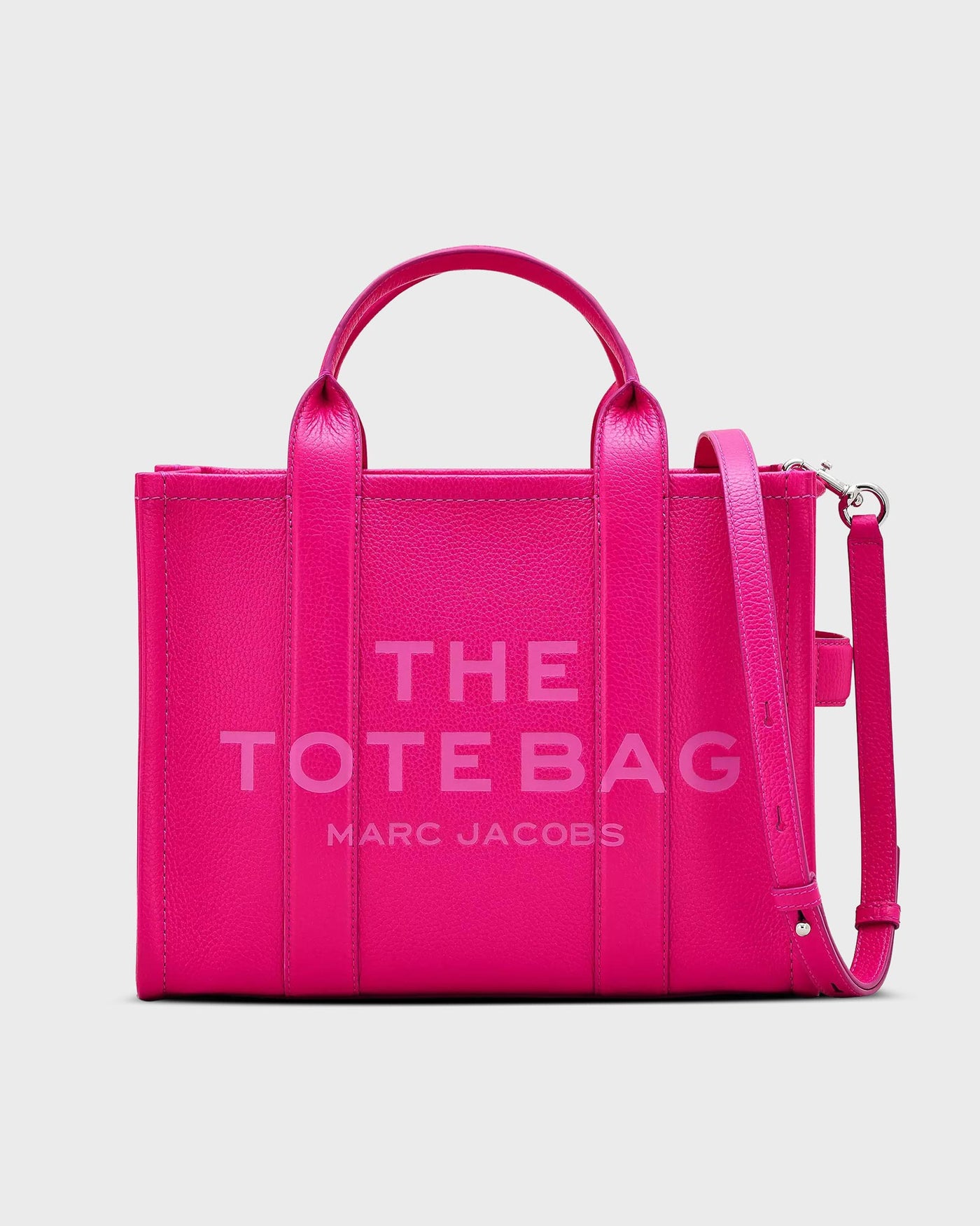 Marc Jacobs Tasche The Leather Medium Tote Bag Hot Pink myMEID