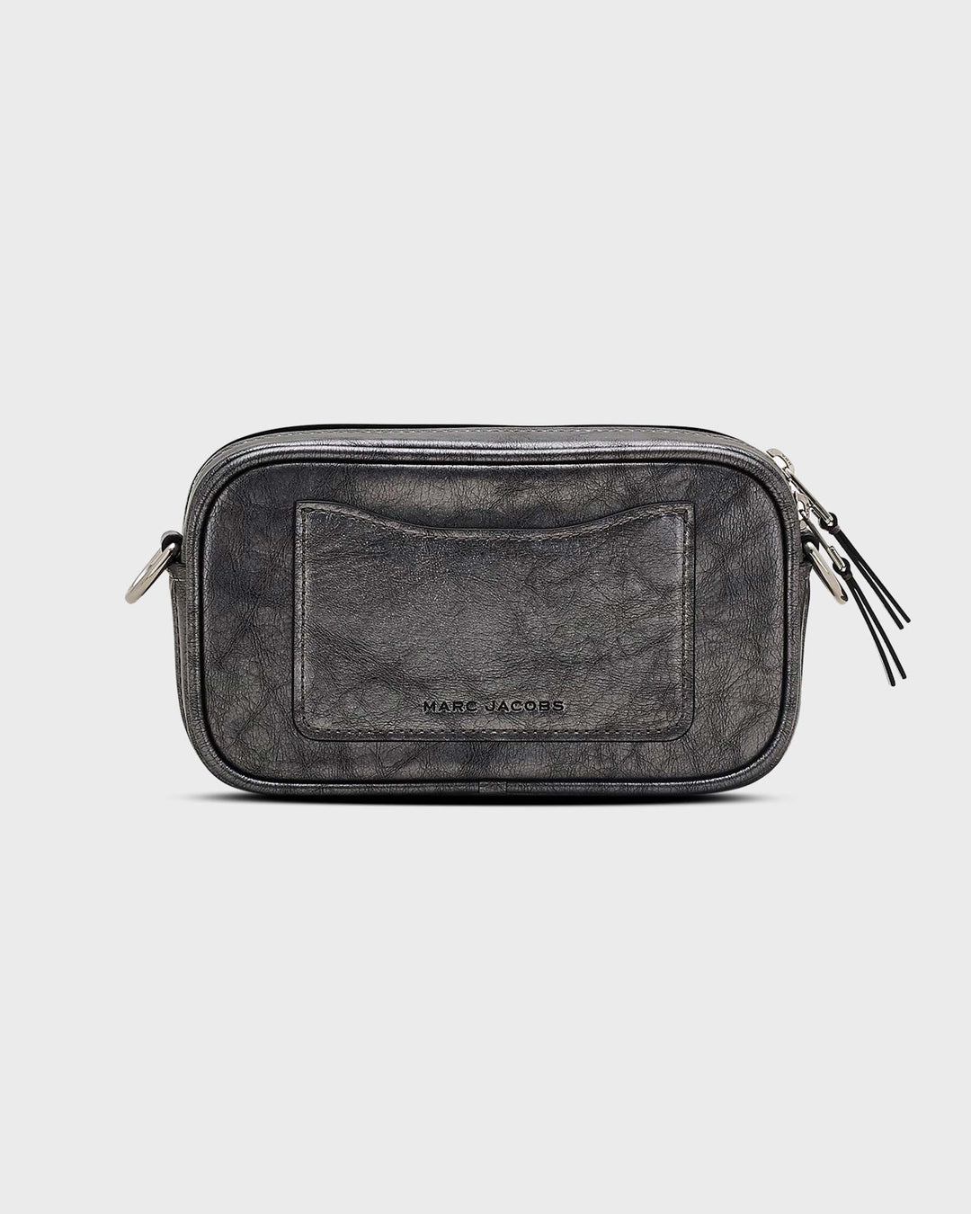 The Metallic Distressed Big Shot Bag Dark Gr