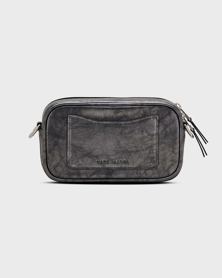 The Metallic Distressed Big Shot Bag Dark Gr