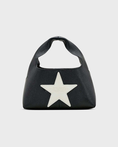 The Star Patchwork Leather Mini Sack Bag Bl myMEID