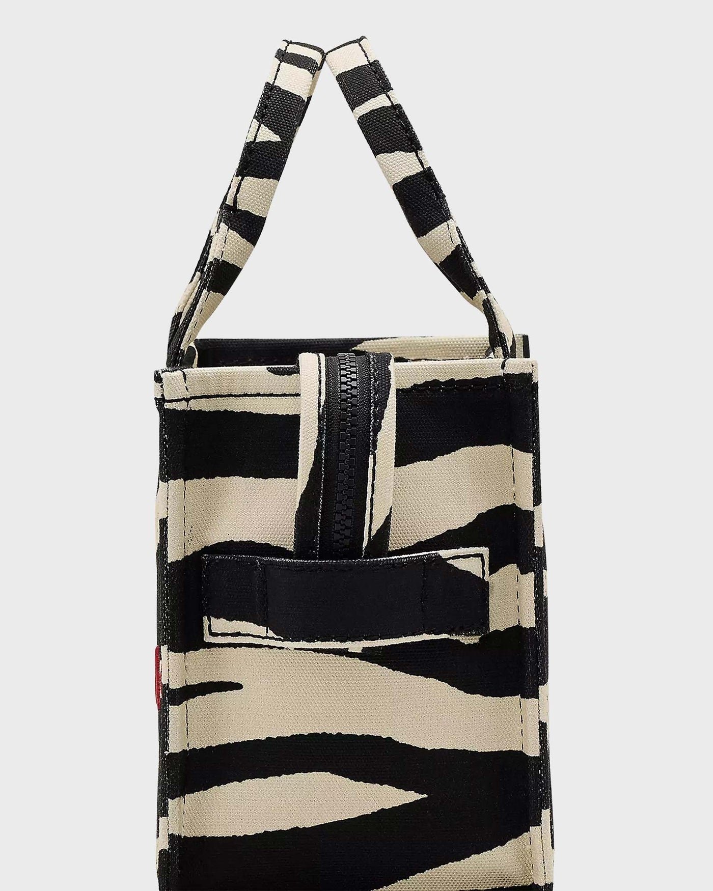 The Zebra Canvas Small Tote Bag Black White myMEID