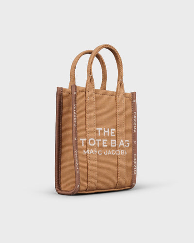 The Jacquard Phone Tote Bag Camel myMEID