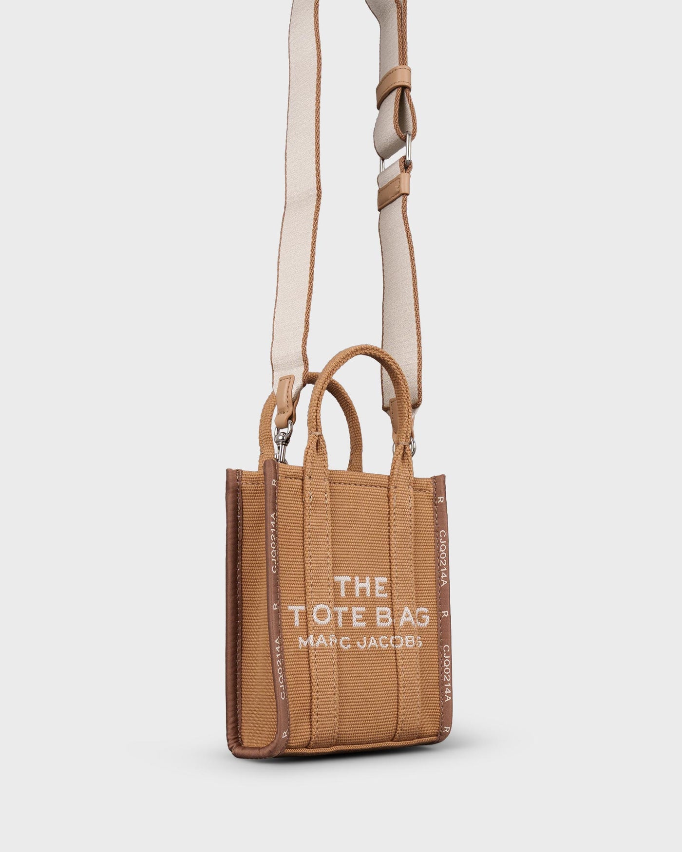 The Jacquard Phone Tote Bag Camel myMEID