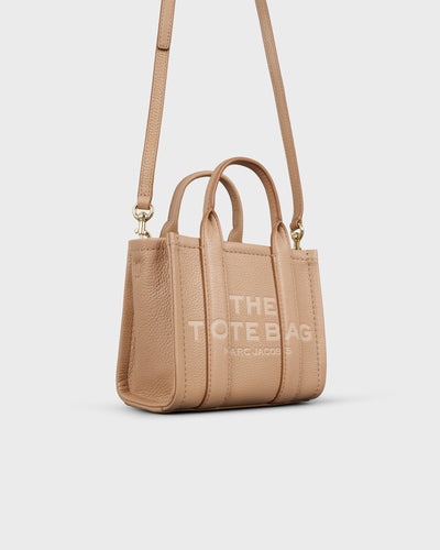 The Leather Mini Tote Bag Camel myMEID