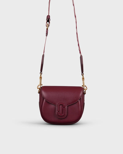 Marc Jacobs Umhängetasche The Small Leather Covered Saddle Bag Cherry myMEID
