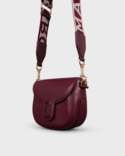 Marc Jacobs Umhängetasche The Small Leather Covered Saddle Bag Cherry myMEID