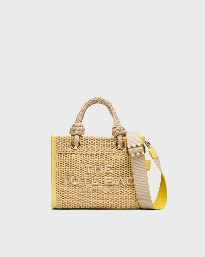 The Woven Rope Small Tote Bag Natural