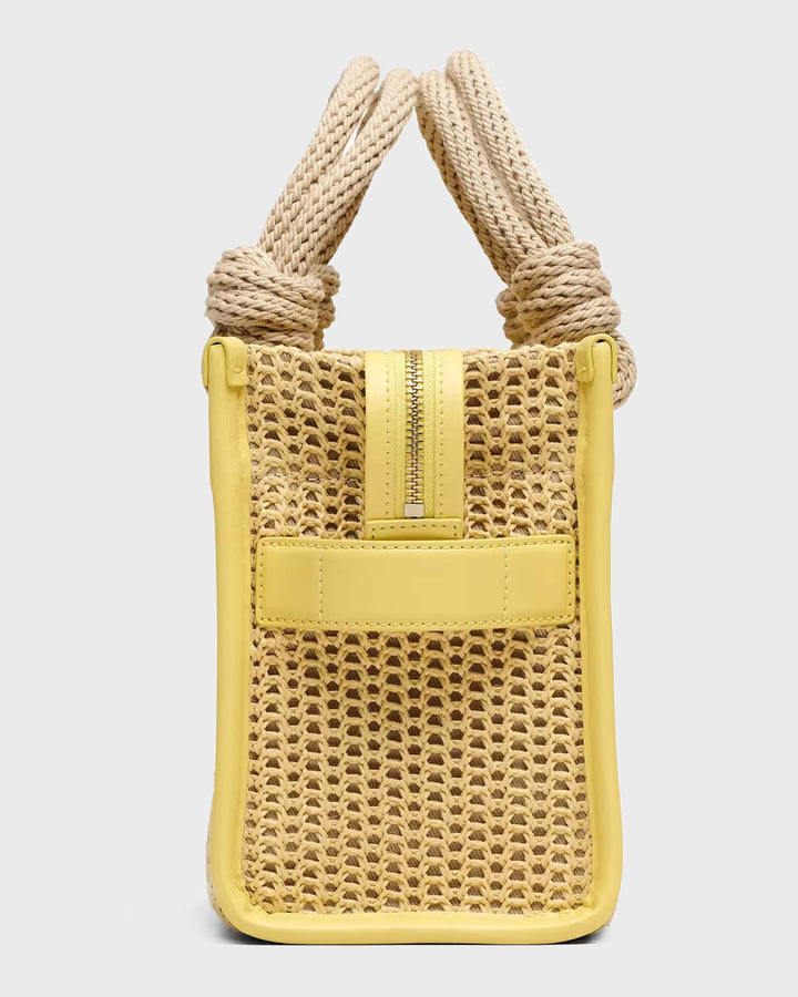 The Woven Rope Small Tote Bag Natural