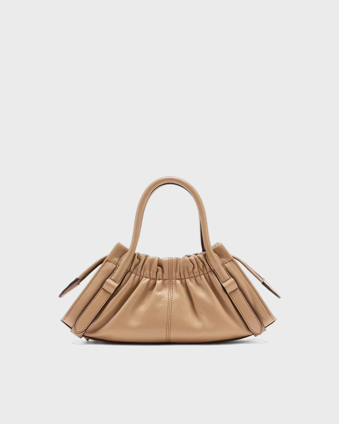 The Cristina Small Satchel Bag Camel