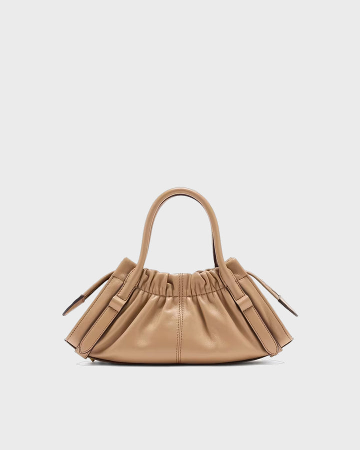 The Cristina Small Satchel Bag Camel