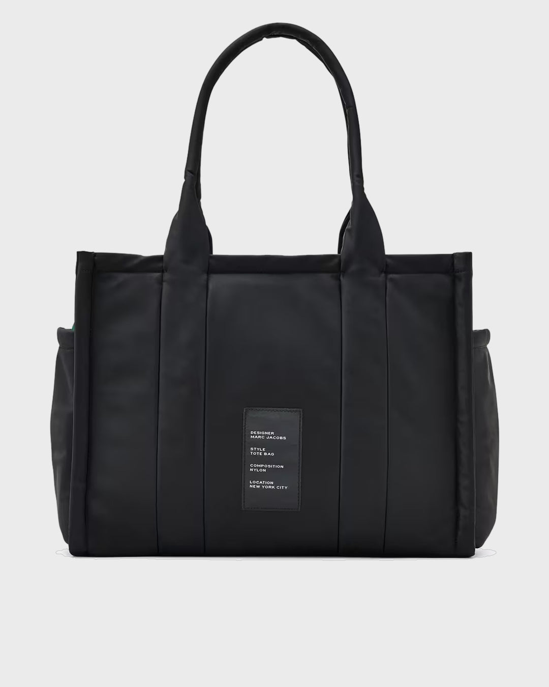 The Puffy Nylon Large Tote Bag Black