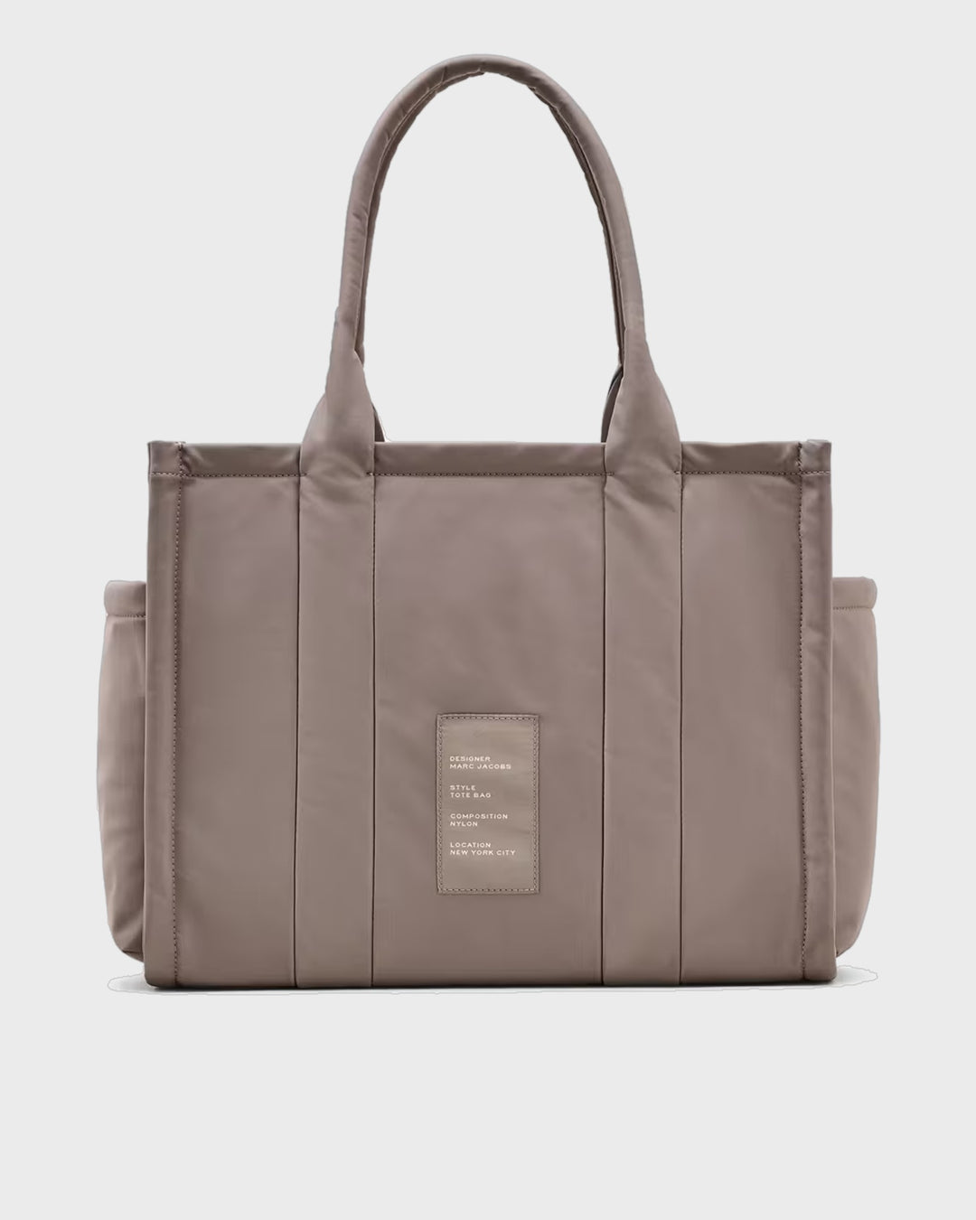 The Puffy Nylon Large Tote Bag Cement