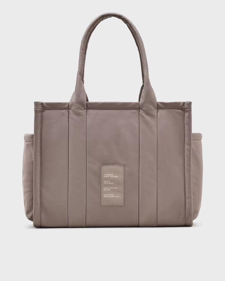 The Puffy Nylon Large Tote Bag Cement