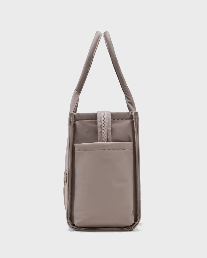 The Puffy Nylon Large Tote Bag Cement