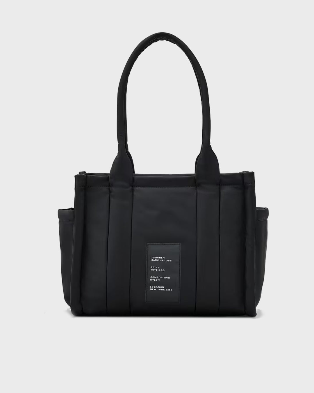The Puffy Nylon Medium Tote Bag Black