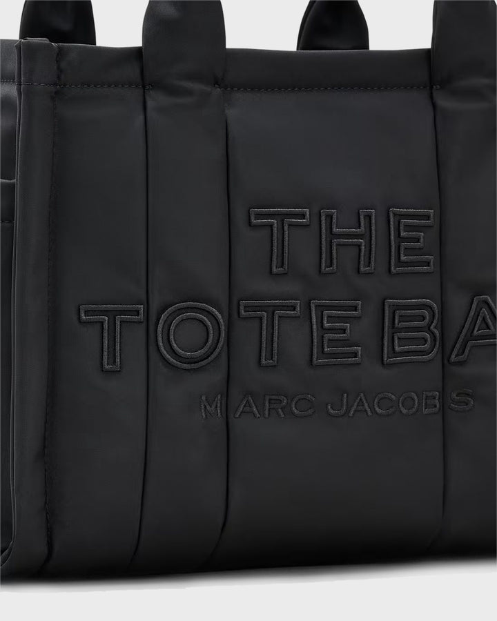 The Puffy Nylon Medium Tote Bag Black