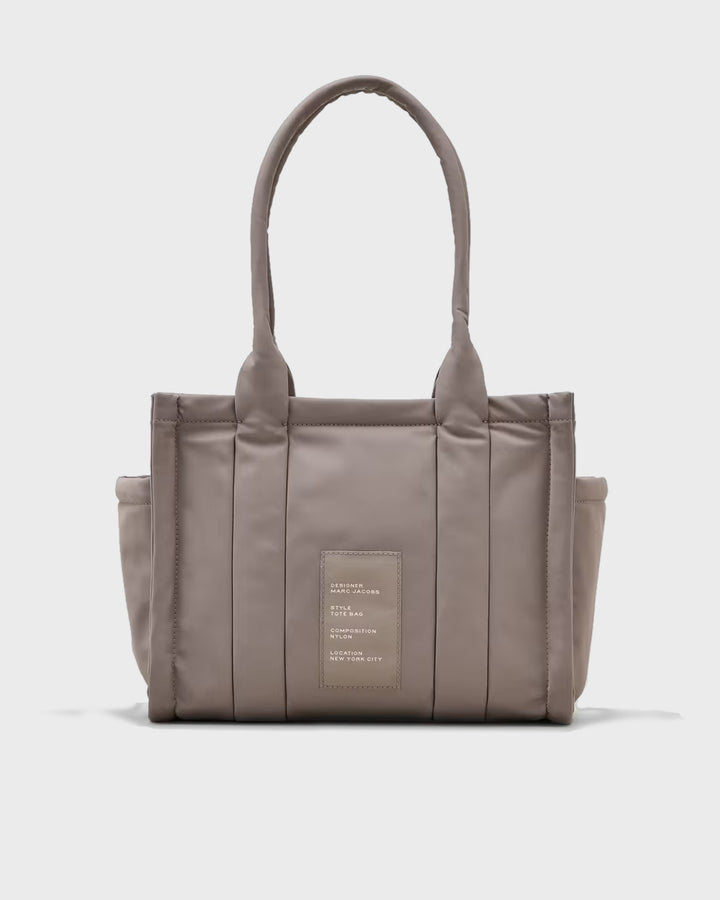 The Puffy Nylon Medium Tote Bag Cement