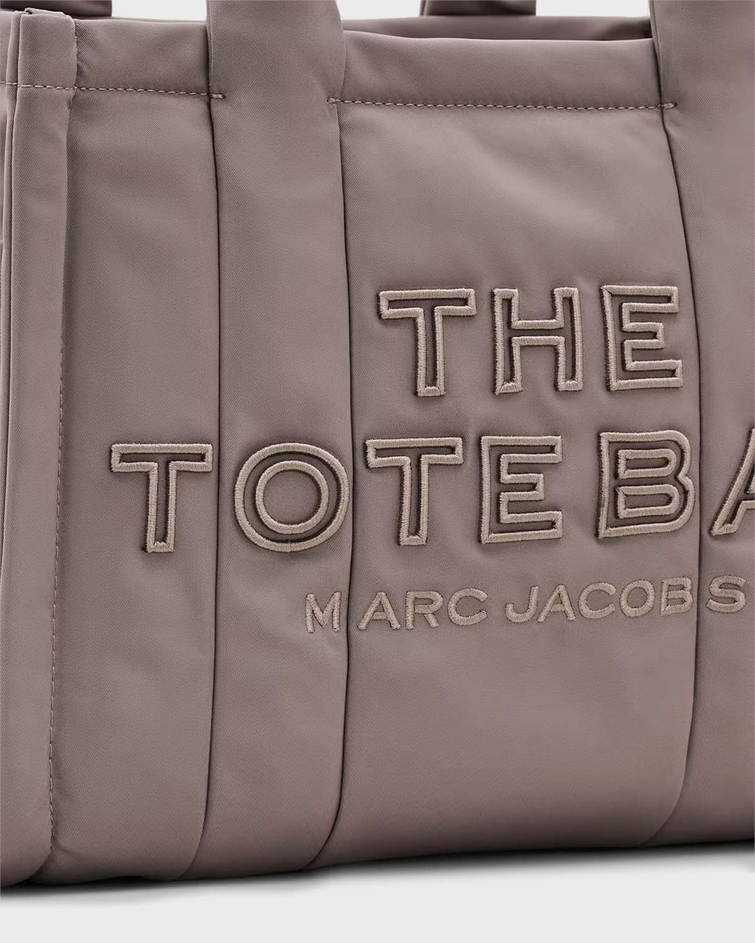 The Puffy Nylon Medium Tote Bag Cement