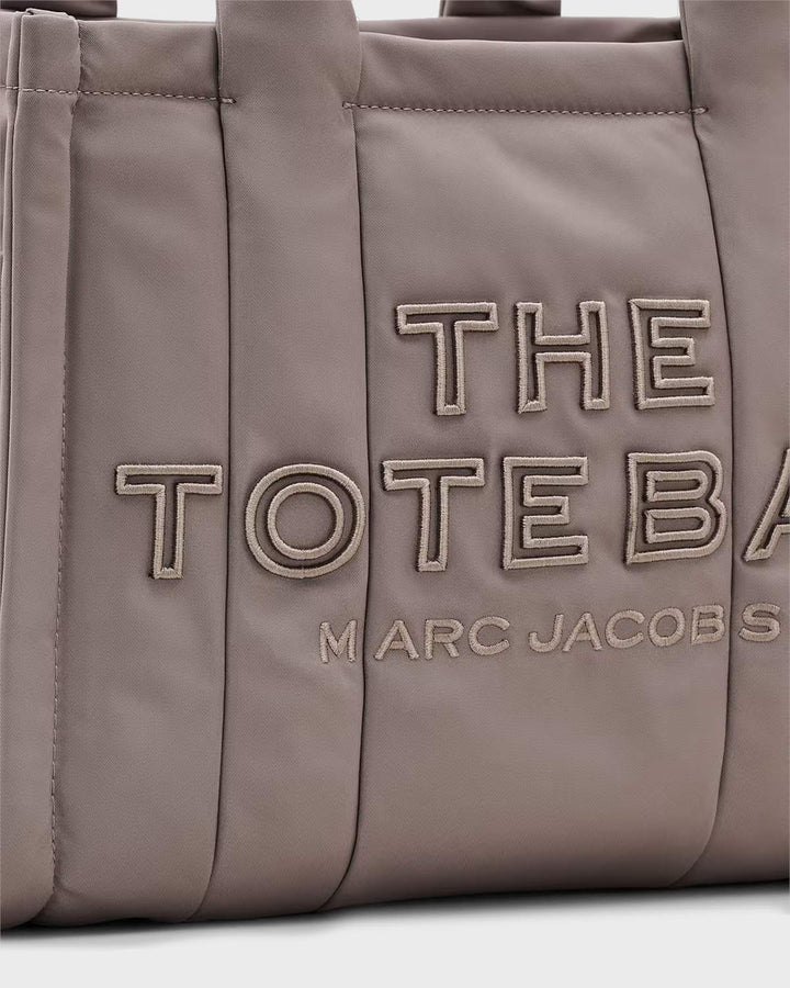 The Puffy Nylon Medium Tote Bag Cement