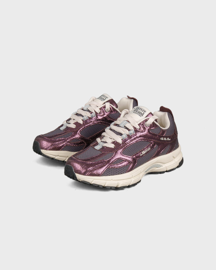 The Mercer Brand Schuhe The Re-Run Cracked Dark Red – Bild 3
