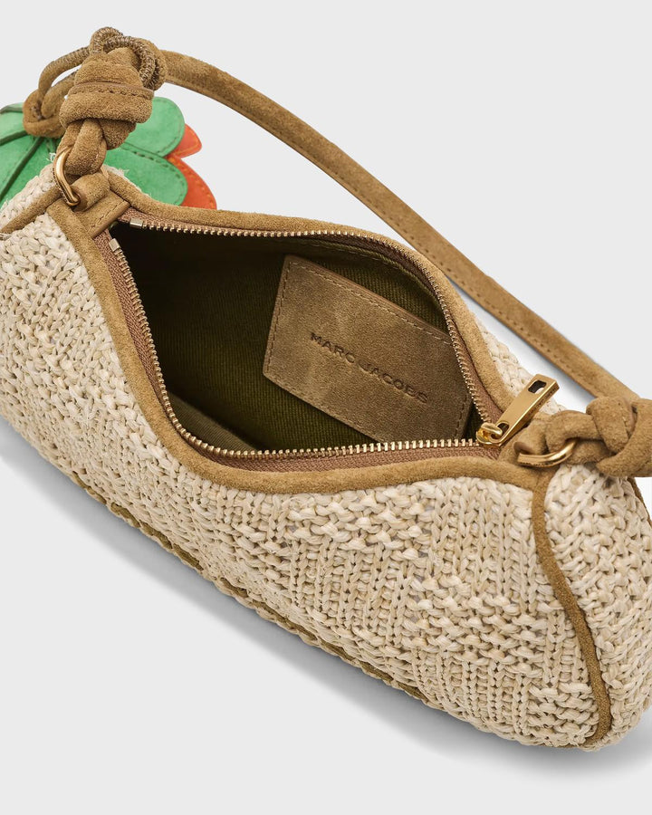 The Summer Woven Charm Shoulder Bag Natural