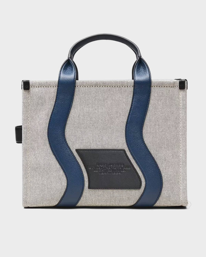 The Wavy Canvas Medium Tote Bag Ivory/Na