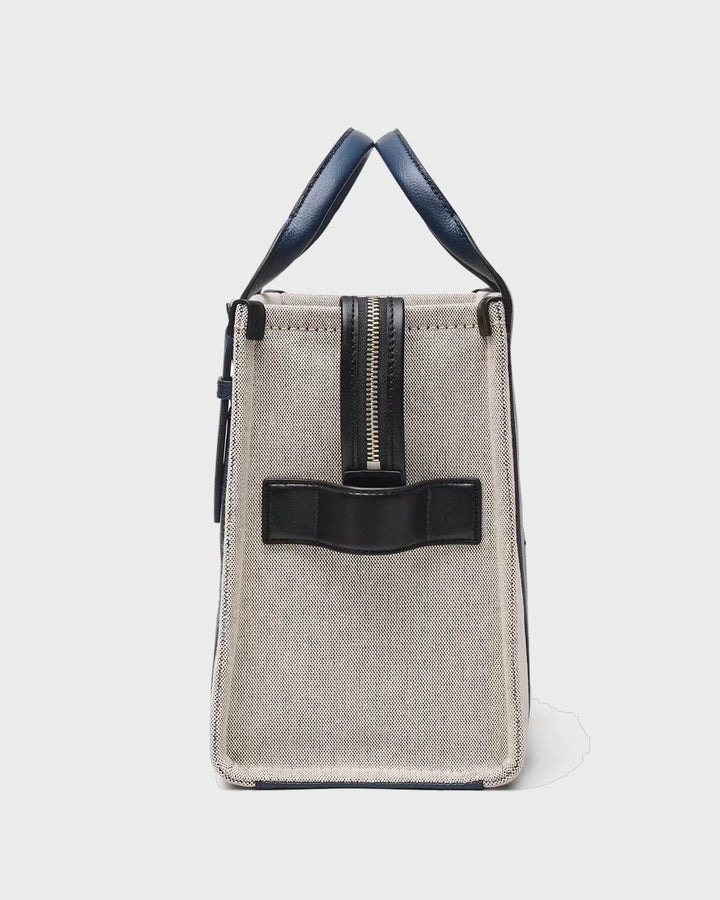 The Wavy Canvas Medium Tote Bag Ivory/Na