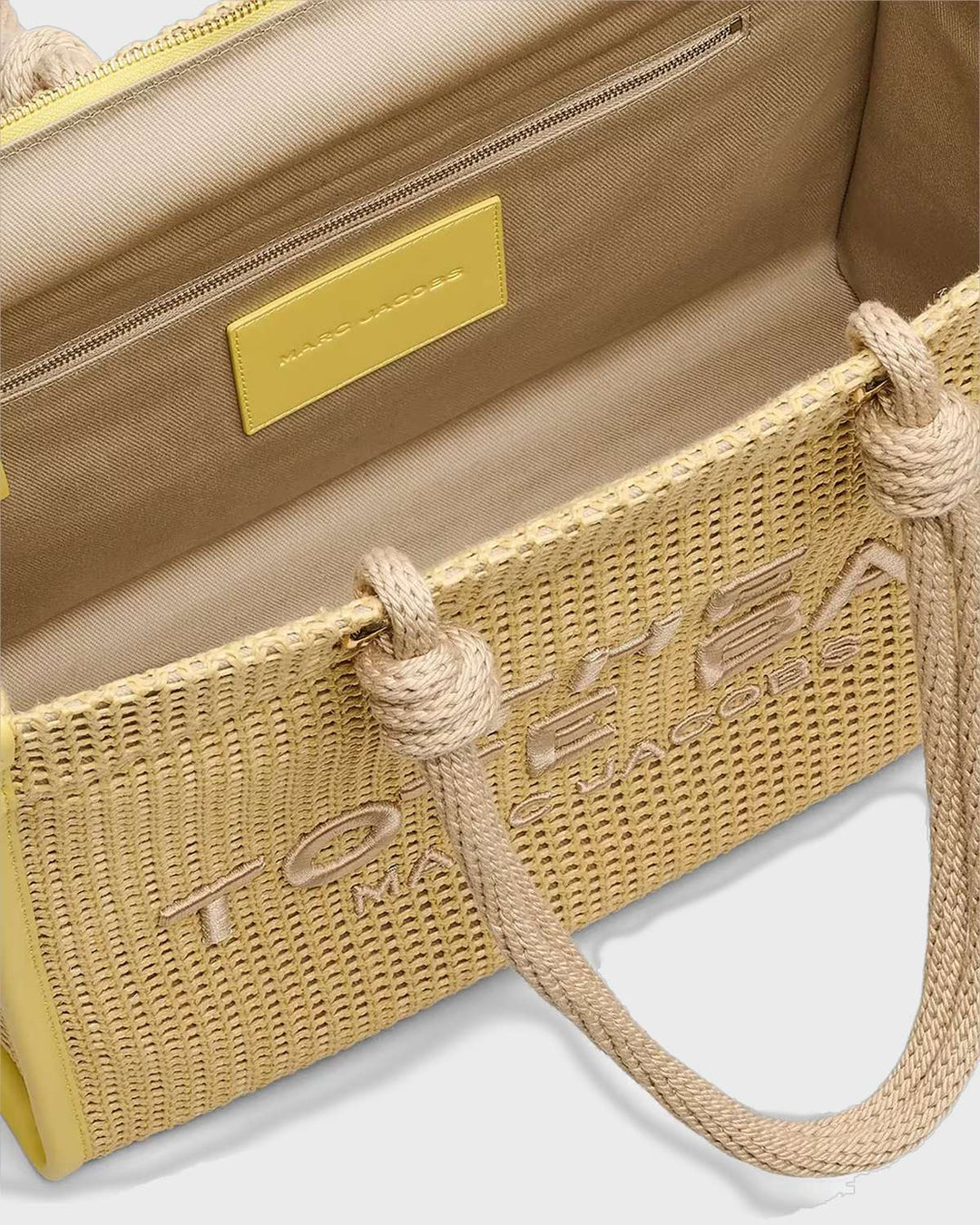 The Woven Rope Large Tote Bag Natural