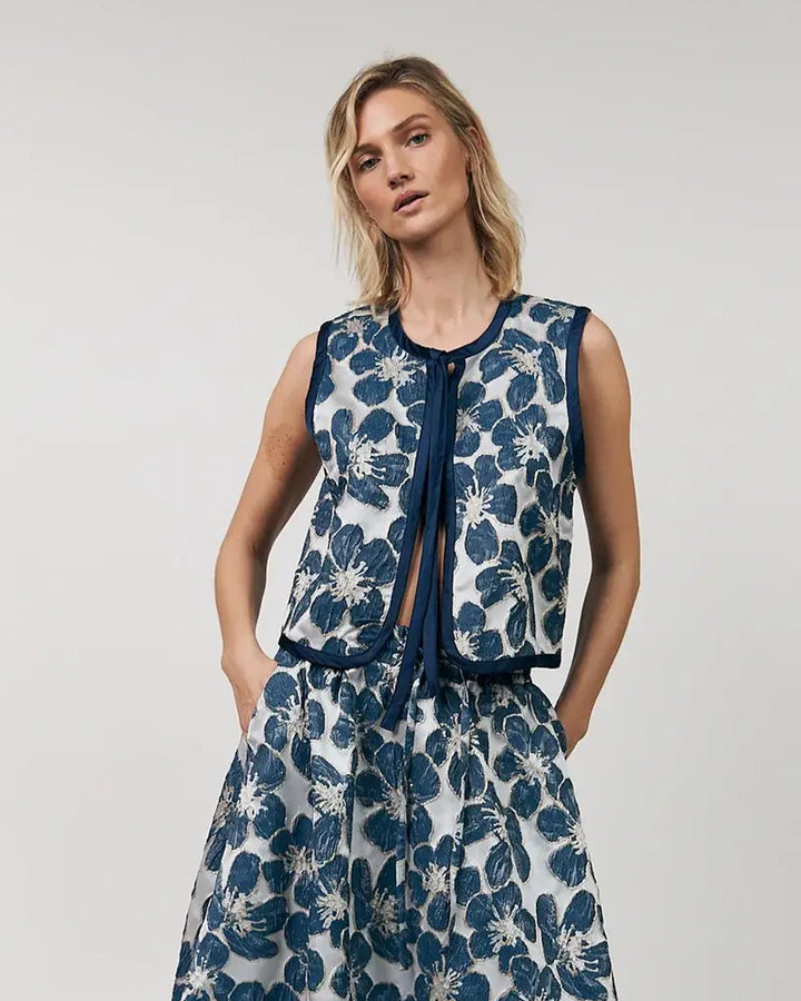 TrineLL Short Jacket Blue