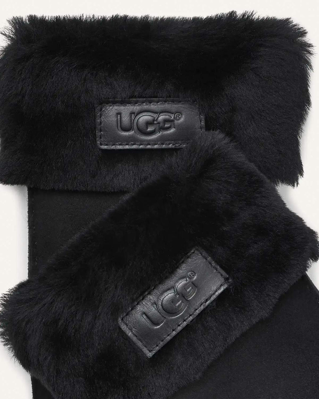 Turn Cuff Glove Black