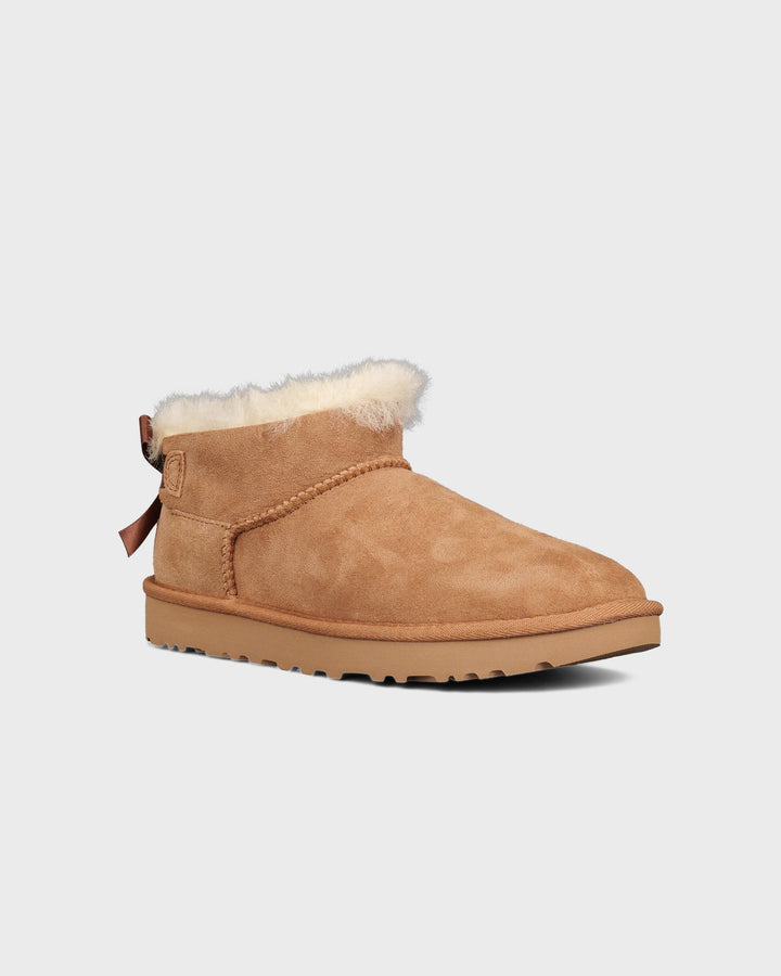 Ugg Schuhe Ultra Mini Bailey Bow Chestnut – Bild 2
