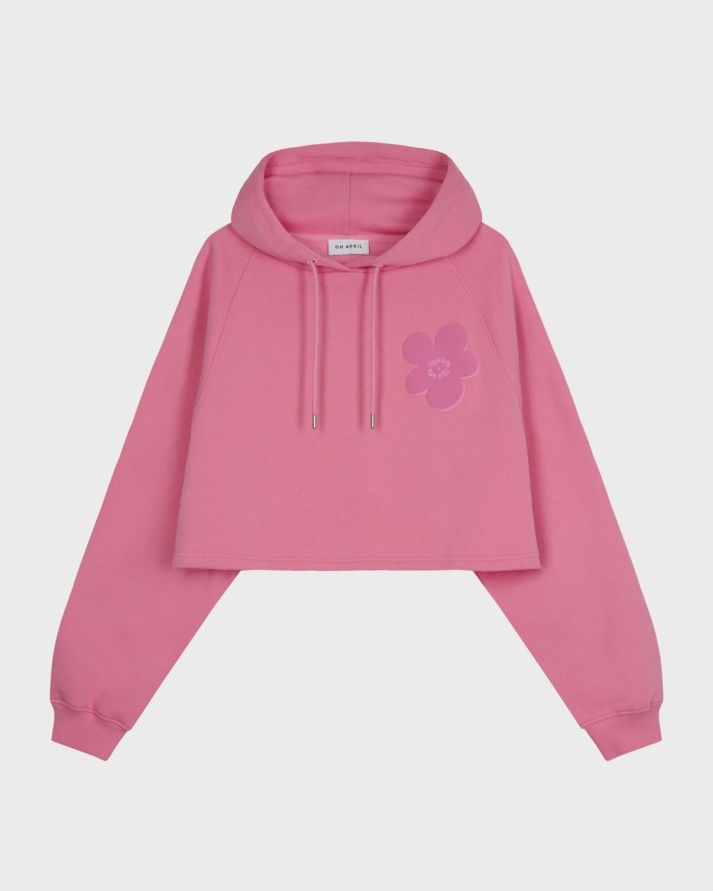 Koa Cropped Hoodie Deep Pink myMEID