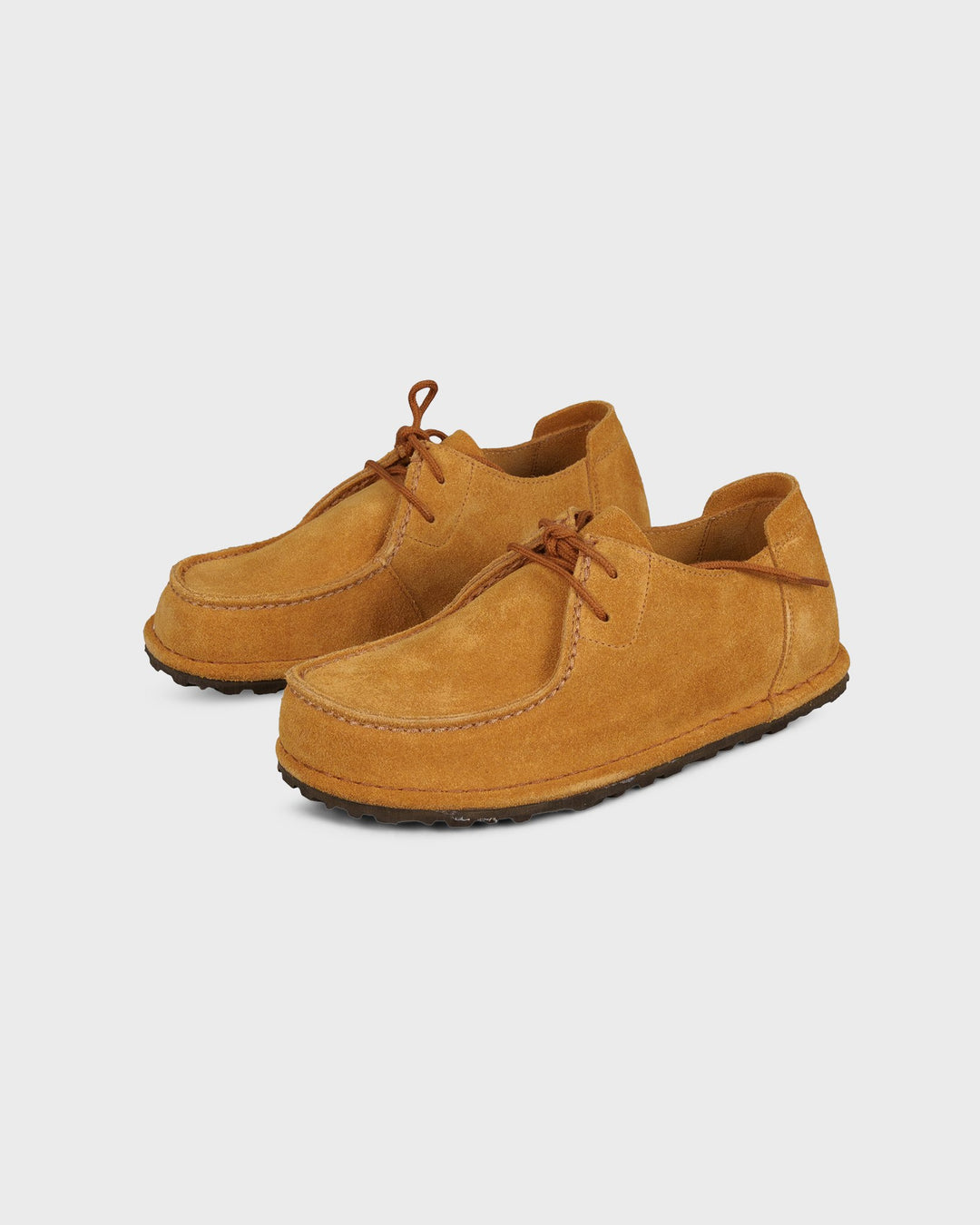 Utti Lace Suede Leather Unisex Cork Brown