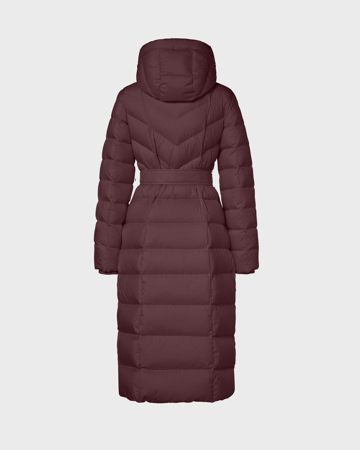 Valentina Long Coat Burgundy