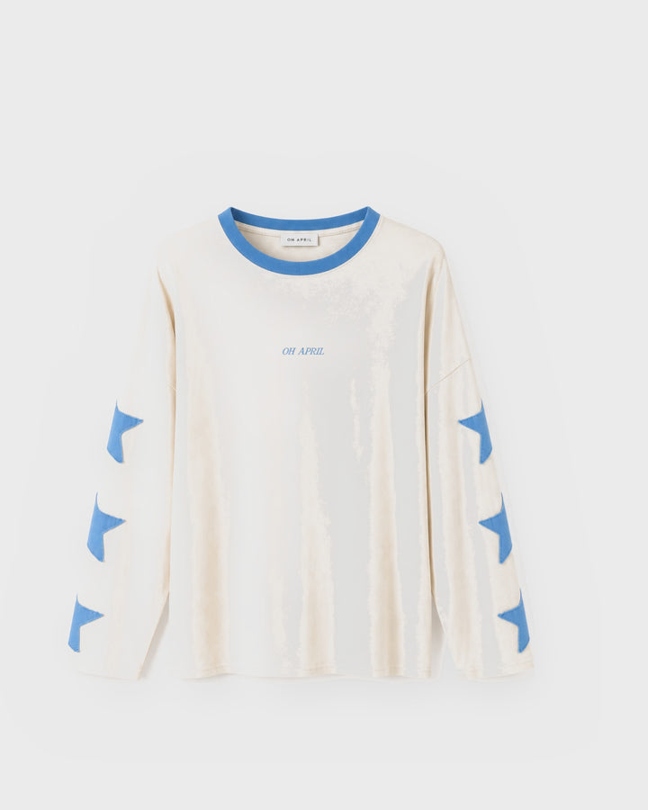 OH APRIL Longsleeve Venetia Longsleeve Stars Off White