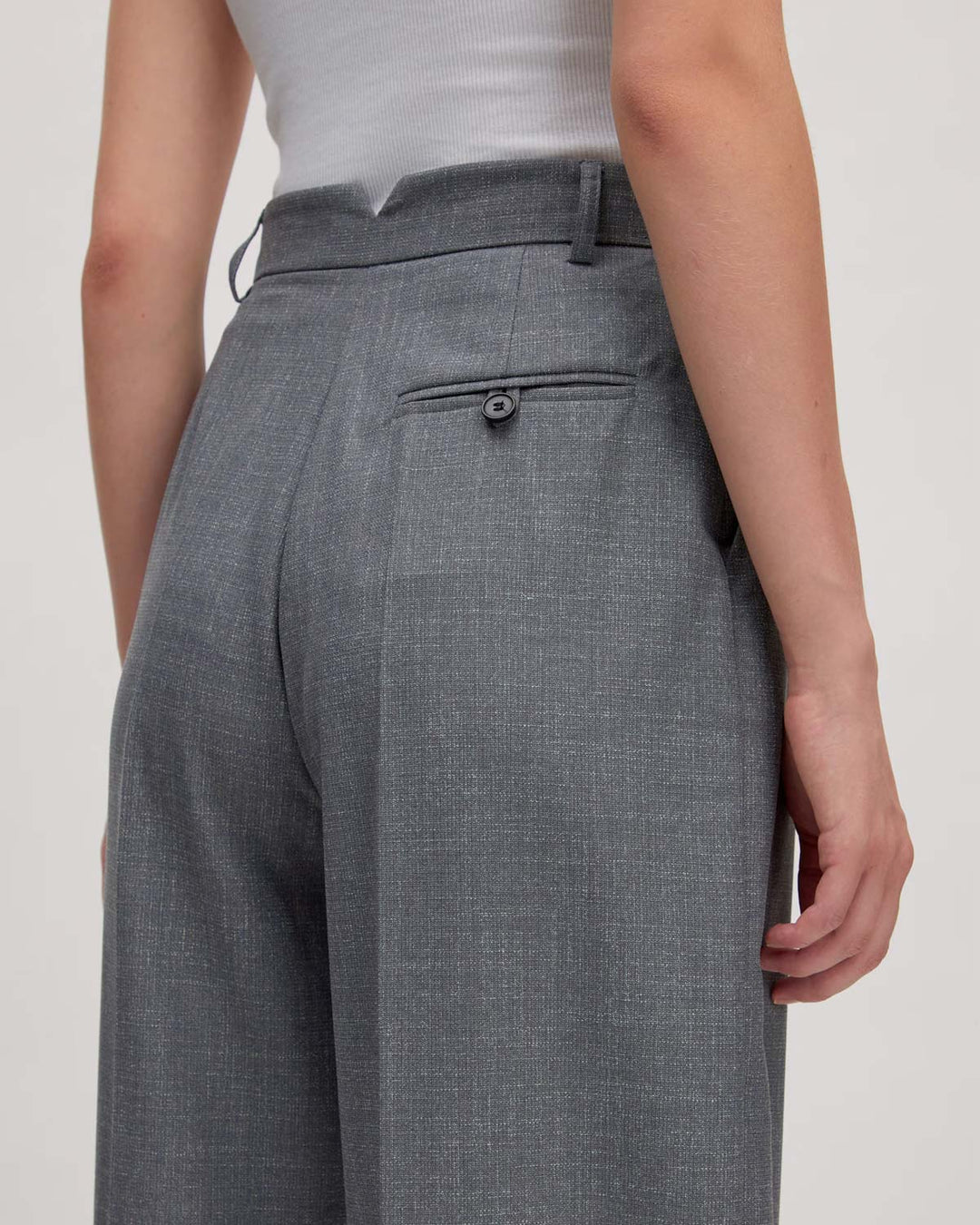 Verona Trousers Grey Melange
