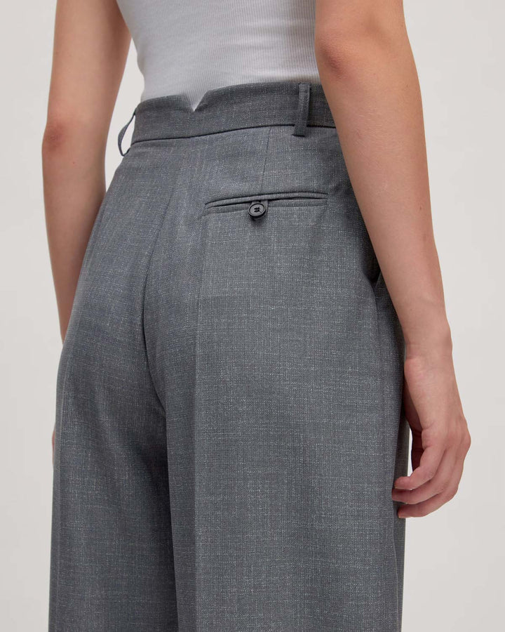 Verona Trousers Grey Melange