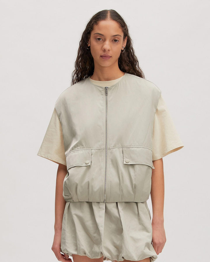 Veronica Vest Abbey Stone