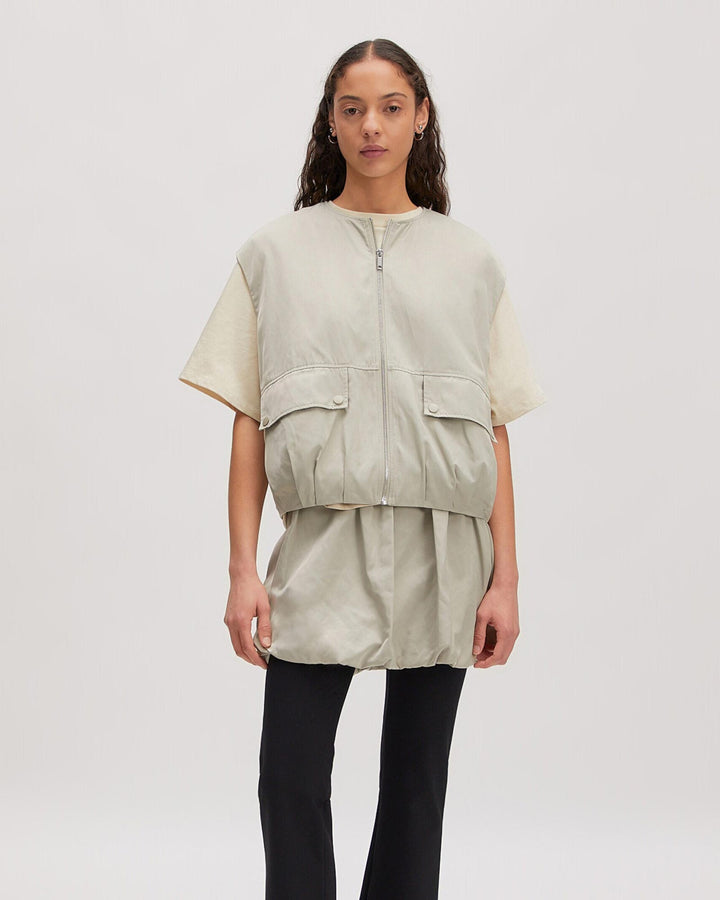 Veronica Vest Abbey Stone