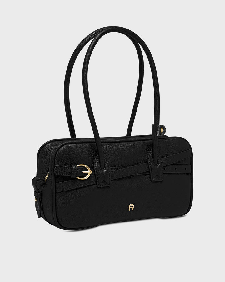 Aigner Handtasche Whip S Black – Bild 2
