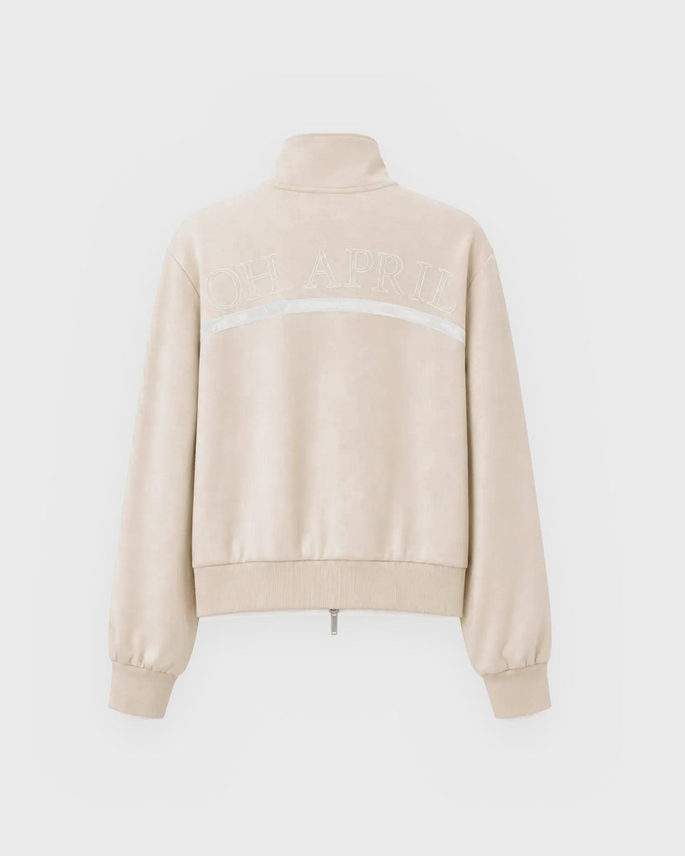 OH APRIL Jacke Wren Track Jacket Beige – Bild 2