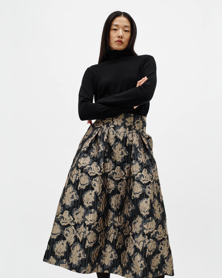 InWear Rock Yancieiw Skirt Flower Jacquard – Bild 4