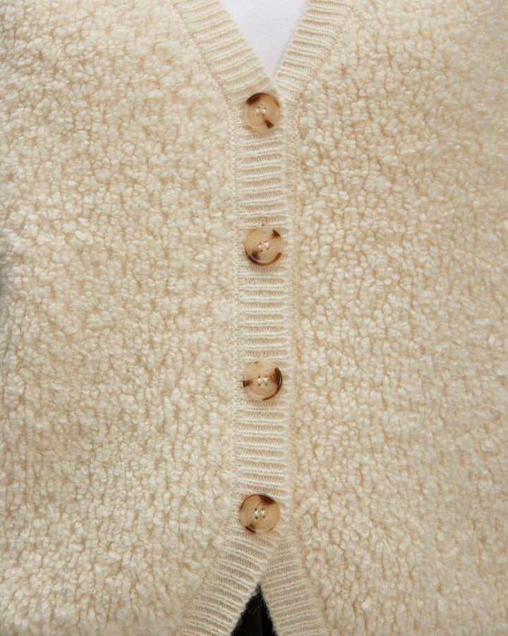 Yuna Wool Vest Gardenia