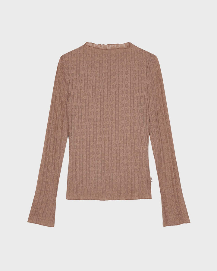 Zahara Lace Longsleeve Almond Mist