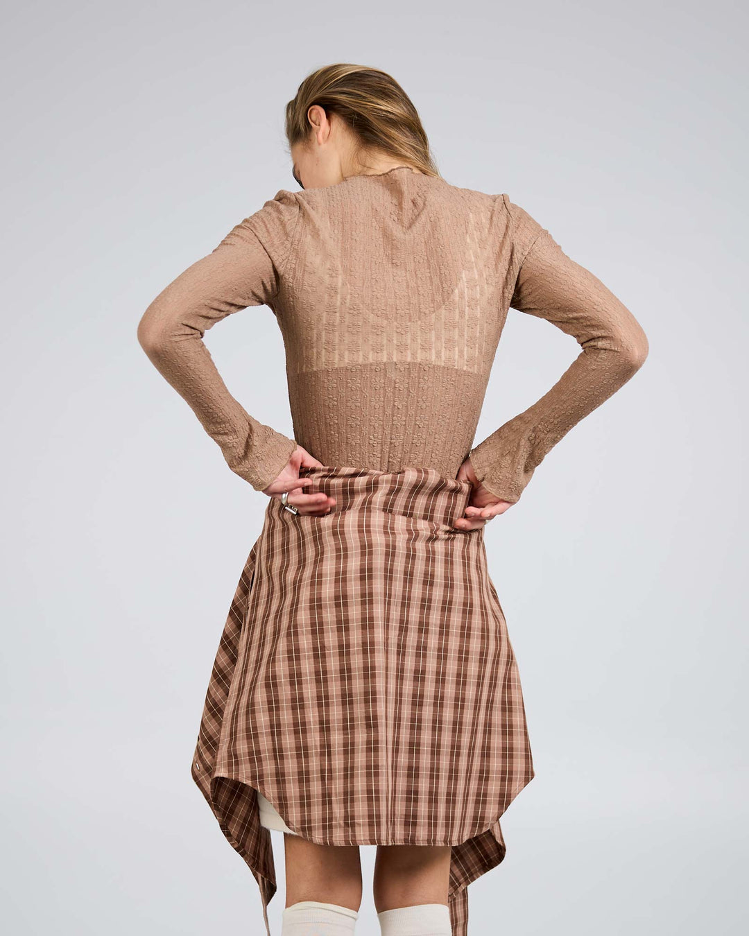 Zahara Lace Longsleeve Almond Mist